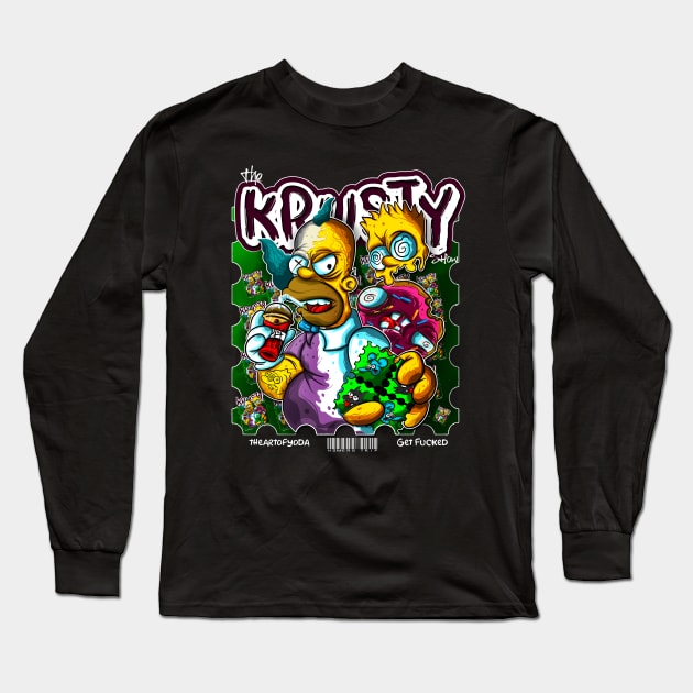 The Krusty Acid Long Sleeve T-Shirt by TheArtOfYoda